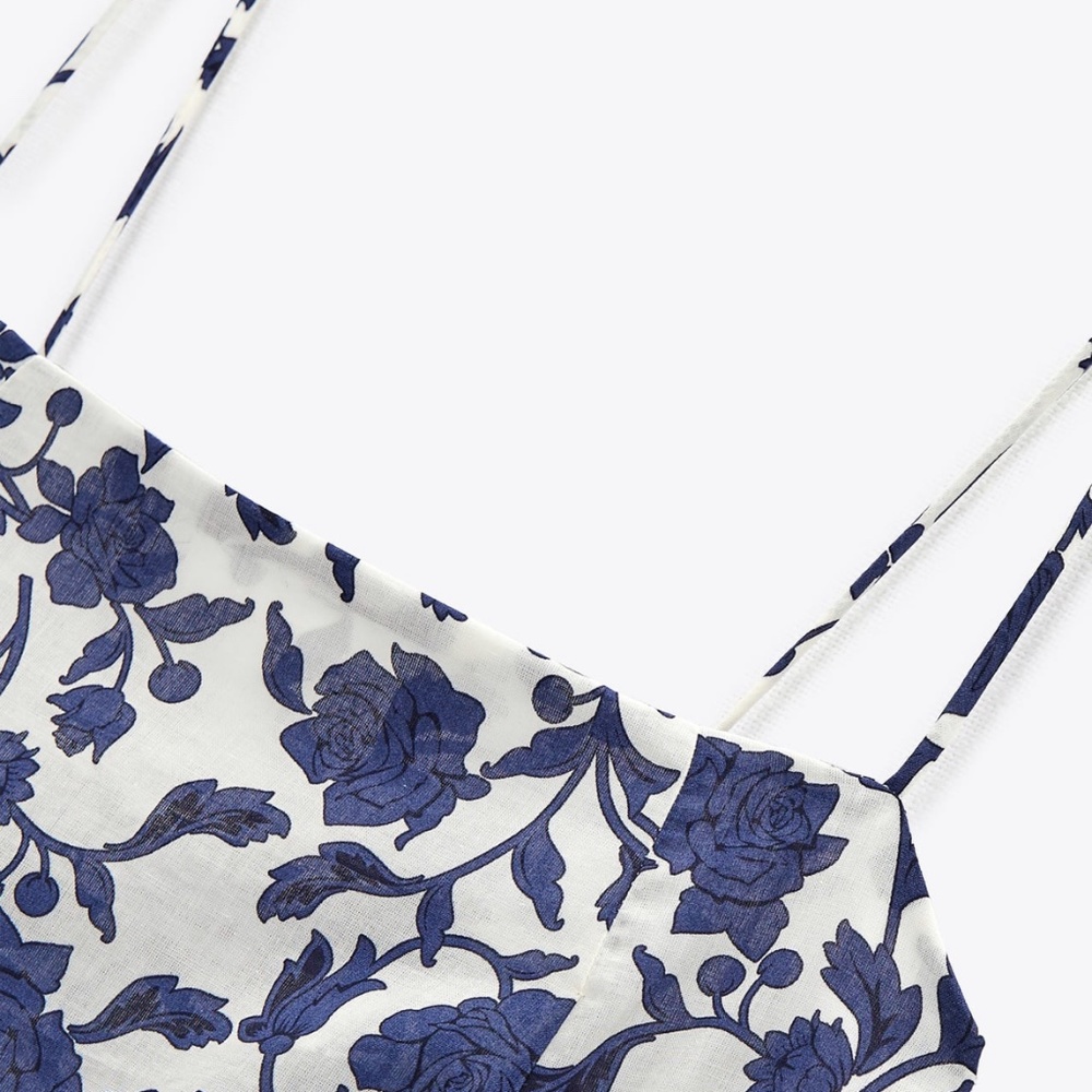 Single 🔥Zara limited edition printed cotton dress you must have - Picture 8 of 8